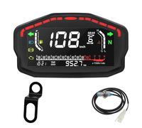 Motocicleta Odómetro Cuentakilómetros Universal para Motocicleta, Panel de Instrumentos Digital para para 2/4 Cilindros