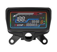 Motocicleta Odómetro Instrumento digital de la motocicleta 0-12000R/min Tacómetro para CG125 CG150 Cuentakilómetros TRIP Medidor combustible Reloj Asamblea