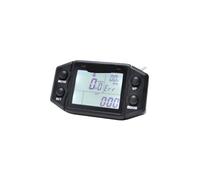 Motocicleta Odómetro Medidor De Velocidad, Tacómetro Digital Multifunción Para Motor Con Voltímetro Y Recordatorio Servicio