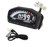 Motocicleta Odómetro Tacómetro LED Universal para Motocicleta, cuentakilómetros con retroiluminación y Panel Digital ODO, para 1, 2 4 Cilindros