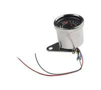 Motocicleta Odómetro Tacómetro Para Motocicleta De 6,5 Cm Diámetro, Carcasa Acero Inoxidable, Retroiluminación LED, Cambio 13 000 RPM