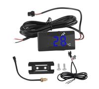 Motocicleta Odómetro Termómetro Para Motocicleta De 12 V, Monitor 0 A 120 °C Con Sensores, Medidor Temperatura, Prueba Del Tanque Agua, Panel Instrumentos, Kit Advertencia