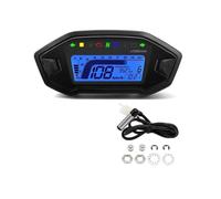 Motocicleta Odómetro Velocímetro Digital Para Motocicleta, Tacómetro Universal Para Motor, Panel De Instrumentos, Indicador Intermitentes, Voltímetro, Aceite
