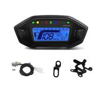 Motocicleta Odómetro Velocímetro Digital Universal Para Motocicleta, Medidor De Panel, Tacómetro, Velocidad, Nivel Combustible, Temperatura Del Agua, Para 2 Y 4 Cilindros