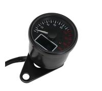 Motocicleta Odómetro Velocímetro Odómetro y velocímetro universal para motocicleta para de 12 V medidor combustible digital retro instrumento medición
