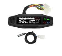 Motocicleta Odómetro Velocímetro Universal para Motocicleta, Repuesto Digital LED, Tacómetro, Motor, Tablero, Panel De Instrumentos, Medidor, Sensor Pantalla LCD