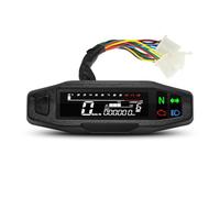 Motocicleta Odómetro Velocímetro Universal para Motocicleta, Tablero Digital LED, Odómetro Km/h mph, Sensor De Calibre Motor con Soporte Y/Z/W