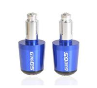 motocicleta Para BMW G310GS G 310 GS G310 GS 7/8 "22 MM Extremos De Agarre Del Manillar De La Motocicleta Contrapeso Universal Manillar Tapa Final Enchufe Deslizante extremo del mango(Blue Black)