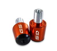 motocicleta Para BMW GS R1200GS R1250GS R 1200GS R1250 GS R 1250 GS LC ADV Tapas De Manillar De Motocicleta CNC extremo del mango(Orange)