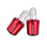 motocicleta Para BMW R1200RT R1200 RT R 1200RT 2004-2021 2015 2014 Tapas De Extremo De Manillar De Motocicleta CNC extremo del mango(Red)