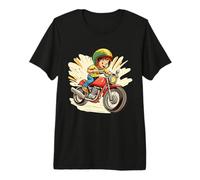 Motocicleta para Camiseta Premium