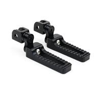 Motocicleta para CB600F para Hornet para CB650F para CB650R para CBF600 para Neo para Deportes para CAF Apoyapiés Delanteros Ajustables Reposapiés Delanteros(Negro)