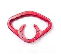 Motocicleta para CBR600F CBR600RR 900RR 1000RR 1100XX VFR800F Empuñaduras Pasajero Moto Empuñadura Tanque Barra Agarre Manijas Apoyabrazos(Rojo)