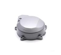 Motocicleta para Cubierta de Motor Cárter de Aluminio Izquierdo para Motocicleta, Cubierta estator Motor para FZR400R YZF600R FZR600 FZR500(Prata)