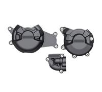 Motocicleta para cubierta del estator del motor Conjunto de cubierta secundaria para motocicleta, Kit protectores protección para Yamaha YZF R7 ABS YZF-R7 2021 2022 2023 2024(Negro)