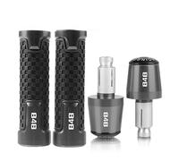 motocicleta Para DUCATI 848 EVO 2007 2008 2009 2010 2011 2012 2013 848 Mano Motocicleta CNC Aluminio Accesorios Manillar Empuñaduras Extremos extremo del mango(Grey)