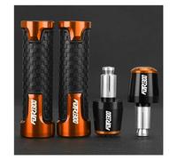 motocicleta Para FJR1300 FJR 1300 A 1995-2024 2023 2017 2016 2015 Accesorios Para Motocicleta: Puños De Manillar De 22 Mm, Tapas De Extremo De Manillar extremo del mango(Orange)