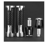 motocicleta Para FJR1300 FJR 1300 A 1995-2024 2023 2017 2016 2015 Accesorios Para Motocicleta: Puños De Manillar De 22 Mm, Tapas De Extremo De Manillar extremo del mango(Silver)
