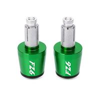 motocicleta Para FZ6 FAZER FZ6R FZ6N FZ6S 2004-2010 Motocicleta 7/8 "22MM Empuñaduras De Manillar Tapas De Extremos De Manillar extremo del mango(Green)