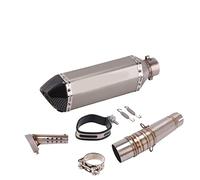 Motocicleta Para H&onda NC 700 D INTEGRA 2012-2013 Silenciador De Escape Modificado Escape Moto 51MM Tubo De Enlace Medio Deslizante (Color : I)