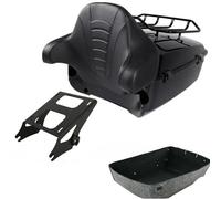 Motocicleta para Harley Tour Pak Touring Street Electra Glide Road King 2014-2022 2015 2016 2017 2018 2019 2020 2021 13,7 "King Pack Maletero Respaldo