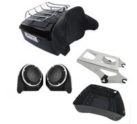 Motocicleta para Harley Tour Pak Touring Street Electra Glide Road King 2014-2022 2015 2016 2017 2018 2019 2020 2021 13,7 "King Pack Maletero Respaldo