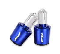 motocicleta Para Hornet CB600F CB600 CB599 Goldwing GL1800 Hornet 600, Tapas De Extremo De Manillar De Motocicleta CNC extremo del mango(Blue)