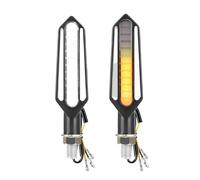 Motocicleta para Intermitentes Luces de Giro LED 2 en 1 para Motocicleta, Luces Intermitentes Delanteras y traseras, Accesorios para Motocicleta
