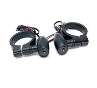 Motocicleta para Intermitentes Luz indicadora de señal de Giro para Tubo de Horquilla de Motocicleta de 41 mm, Accesorios de Montaje aplicables para Touring