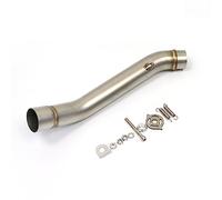 Motocicleta para Kawasaki ZX6R ZX10R Z750 Z800 2004 05 06 07 08 09 10 2011-2019 20 Silenciador Escape Conector De Tubo Medio Adaptador Acero Inoxidable