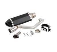 Motocicleta para Keeway TX 125 2012 2013 2014 2015 2016 2017 2018 2019 2020 2021 TX125 Enduro/SM 12-21 Silenciador De Escape Deslizante con Tubo Enlace Medio