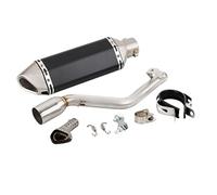 Motocicleta para Keeway TX 125 2012 2013 2014 2015 2016 2017 2018 2019 2020 2021 TX125 Enduro/SM 12-21 Silenciador De Escape Deslizante con Tubo Enlace Medio