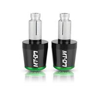 motocicleta Para MT-07 MT07 2018-2020 2021 2022 2023 78 ''22MM Manillar Grip Cap End Balance Plug Slider Motocicleta Manillar Extremo extremo del mango(Black Green)