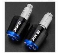 motocicleta Para PCX160 PCX 160 2021 2022 2023 2024 2025, Contrapesos Para Manillar De Motocicleta, Tapa De Puños, Tapón Protector De Manillar extremo del mango(Black Blue)