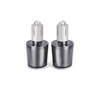 Motocicleta para Suzuki GSR750 GSR600 GSR400, 7/8''22 MM Puños Antivibración Tapones Extremo De Manillar De Contrapeso Tapón Extremo Tapa Manillar(Titanio)