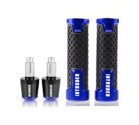 motocicleta Para SUZUKI INTRUDER 1400 1500 800 1990 1991 1992 1993-2004 Empuñaduras De Mano Para Motocicleta Manillar Manillar Extremos De Agarre Enchufe 7/8 '' 22 Mm extremo del mango(Blue)