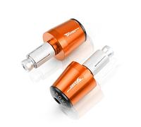motocicleta Para TENERE700 TENERE 700 2019-2020 Accesorios De Motocicleta 7/8 "22mm Perilla De Manillar Agarre Tapa De Barra Enchufe Final extremo del mango(Orange)