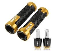 motocicleta Para VFR 800 VFR800 VFR800FIWI/VTEC/F 1998-2020 Piezas De Motocicleta 22mm Cabeza Del Manillar Tapa Del Extremo Del Manillar extremo del mango(Gold)