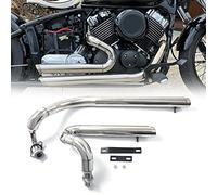 Motocicleta para Yamaha V Star 650 XVS400 XVS650 DS650 400 Drag, Kit De Tubo Escape para Todo El Año, Silenciadores, Accesorios