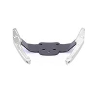 Motocicleta para Zontes ZT125-U para KIDEN 125U U 125 U1 155U 155U1 KD150 Apoyabrazos Trasero Motocicleta Asa Pasajero Barra Agarre Pasamanos(Double Color Silver)