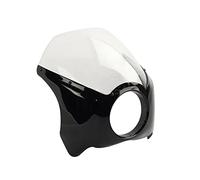 Motocicleta Parabrisas Motocicleta 5,75 "faro Carenado Faro Máscara Parabrisas Delantero Para Sportster XL883 XL1200 Personalizado Para Dyna Para Road King(Clear)