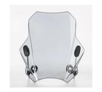 Motocicleta Parabrisas Parabrisas Pantalla Viento Ajustable para Motocicleta para H&Arley para D&avidson para Street 750 para S&portster para Forty-Eight 48 XL1200X 2017 2018 2019 2020(Gris Claro)