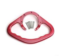 Motocicleta pasajero tanque de seguridad Grab Handle Bar HandGrip, para Honda CBR600, CBR900, CBR1000, VTR1000 CNC Aluminio tanque de combustible Asiento trasero Apoyabrazos (rojo)