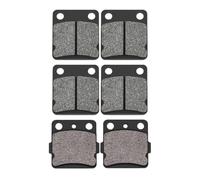 Motocicleta pastillas Compatible Con YAMAHA YFM125 RA/RB/RD Para Raptor 2011 2012 2013 2014 YFM350 Para Warrior 1989-2004 Pastillas Freno Delanteras Traseras Motocicleta(1 Set)