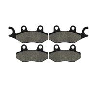 Motocicleta Pastillas para YFM 700R YFM700R Raptor YFM 700 2006-2015 YXR450 Rhino YXR 660 2004-2009, Pastillas Freno Motocicleta Delantero Trasero, Recubrimiento Polvo Reducción,Front Set