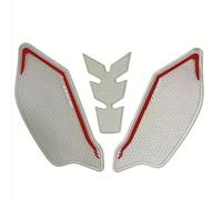 Motocicleta Pegatina Pegatina Lateral Depósito De Combustible Para CBR650R Para CB650 Para CB 650 R 2019-2025 Goma Almohadilla Calcomanía Protectora Protector De Depósito(Blanco)