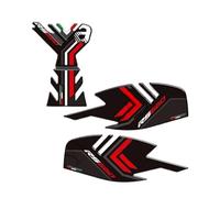 Motocicleta Pegatina Tanque Combustible Calcomanías para Motocicleta para RS660, Almohadillas para Tanque, Agarres, Pegatinas, Kit De Combustible Y Aceite, Protector