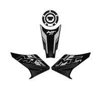 Motocicleta Pegatina Tanque Combustible Pegatina Tipo Almohadilla De Depósito para Motocicleta Calcomanía Gasolina Y Aceite, Accesorios para MT07 MT 07 MT-07 2021-2024 2023 2022(Anti-Slip Tank Pad C)