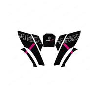 Motocicleta Pegatina Tanque Combustible Pegatinas Laterales para Motocicleta para 450MT 450 MT 2024, Protector De Calcomanías para Tanque Combustible, Almohadilla Tracción, Juegos Decoración