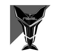 Motocicleta Pegatina Tanque Combustible Pegatinas Protectoras para Tanque De Combustible Motocicleta para Rebel CM 125 250 300 500 1100 CMX500 CMX300 CMX1100